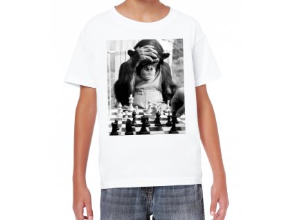 dětské tričko Šachy opice