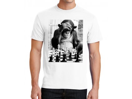 Pánské tričko Šachy opice