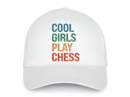 Kšiltovka trucker Cool holky hrají šachy