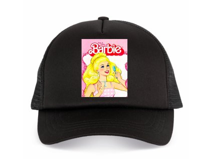 Kšiltovka trucker Barbie krásná a růžová