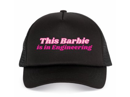 Kšiltovka trucker Barbie inženýr