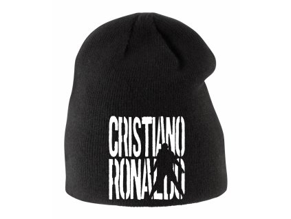 Dětská zimní čepice černá Cristiano ronaldo 7