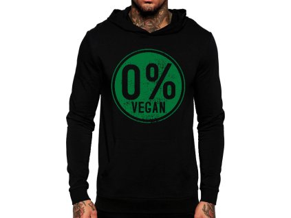 panska mikina s kapuci Žádný Vegan