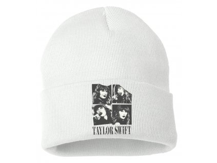 Zimní pletená čepice bílá Taylor Swift tour