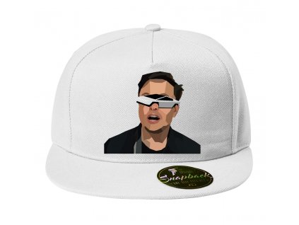 Snapback bílá Elon musk cybertruck