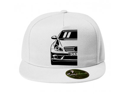 Snapback bílá Mercedes CLS