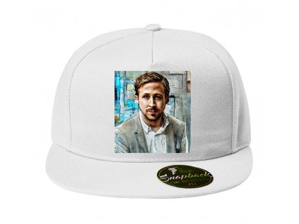 Snapback bílá Ryan Gosling charakter