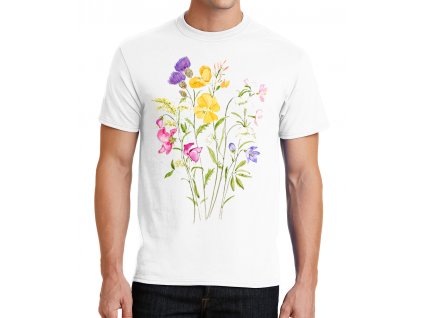 Pánské tričko Květiny