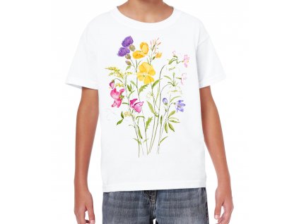 Dětské tričko Květiny