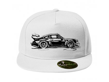 Snapback bílá 911