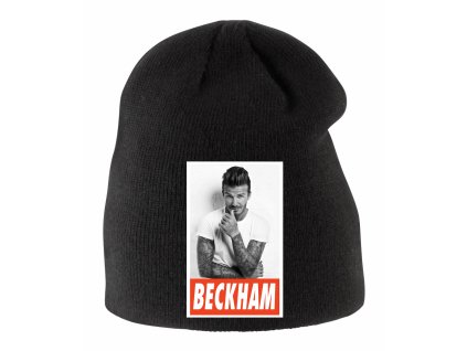 Dětská zimní čepice černá David Beckham
