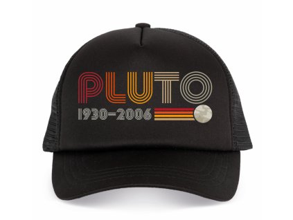 Kšiltovka trucker Pluto vývoj