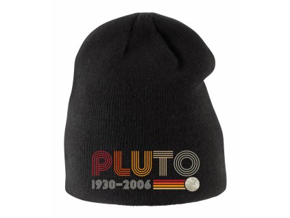 Dětská zimní čepice černá Pluto vývoj