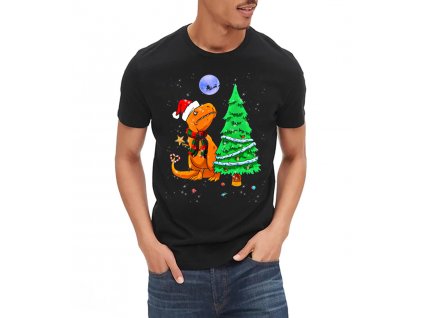 Pánské tričko Vánoce špička stromečku