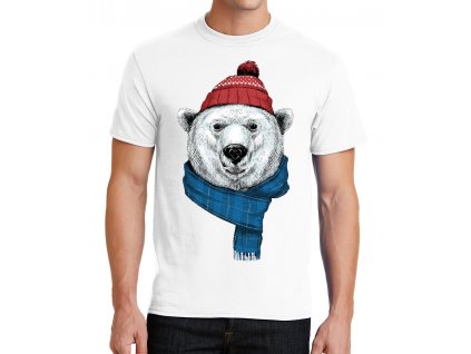 pánské tričko Lední medvěd zima