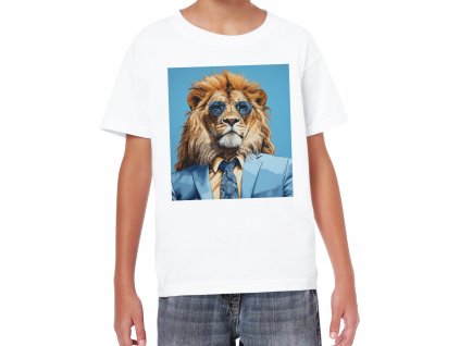 dětské tričko Lev oblek