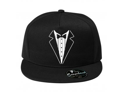 Snapback černá Tuxedo