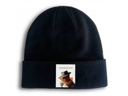 Zimní pletená čepice černá Oppenheimer