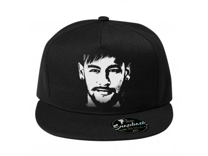 Snapback černá Neymar obličej