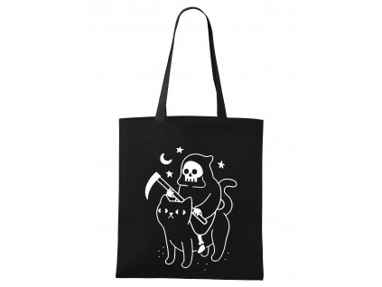 nákupní taška Černá kočka smrtka