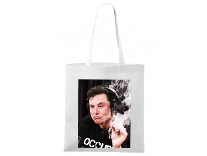 nákupní taška Elon Musk Marihuana