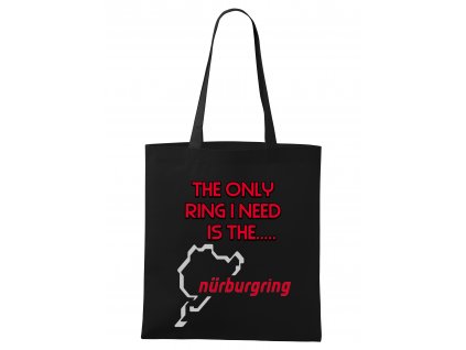 nákupní taška Jediný prsten který potřebuji je nurburgring