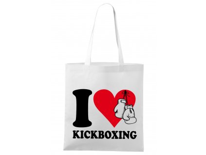 nákupní taška Miluji kickboxing