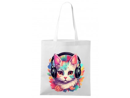 nákupní taška Kočička muzika
