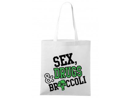 nákupní taška Sex Drogy Brokolice