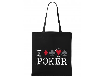 nákupní taška Miluji Poker