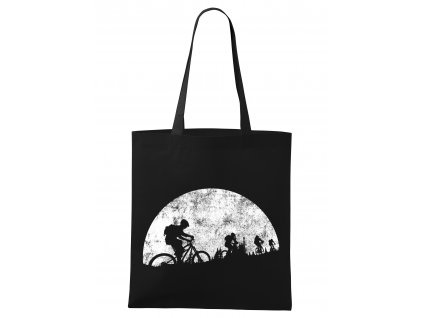 nákupní taška Měsíční jízda cyklistika