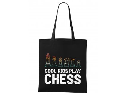 nákupní taška Cool děti hrajou šachy