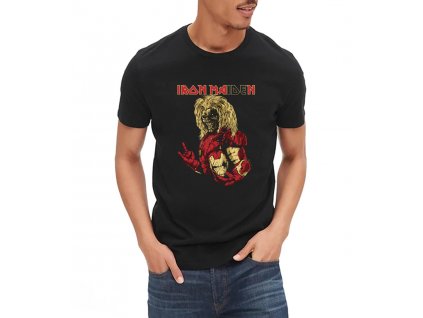 men black tshirt Iron Maiden Heavy Metal