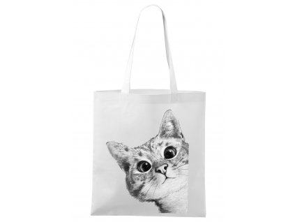 nákupní taška Zvědavá kočička