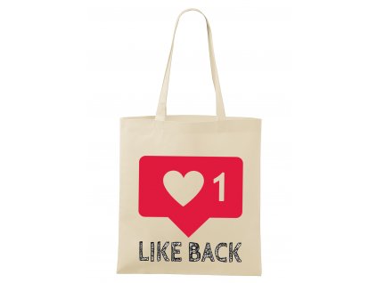 nákupní taška Instagram Like srdíčko