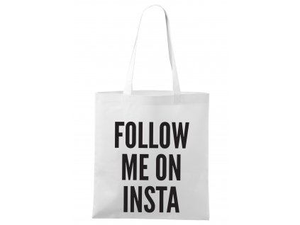nákupní taška Sleduj mě na instagramu