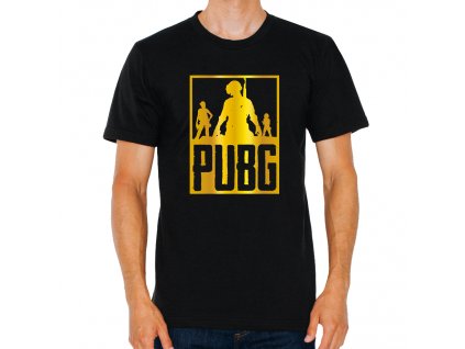 pánské černé tričko PUBG
