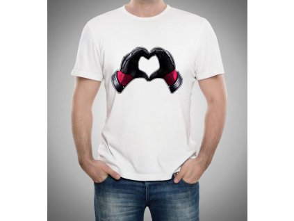 pánské tričko Deadpool srdce