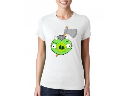 dámské bílé tričko Angry Birds Vs. Gamorreans