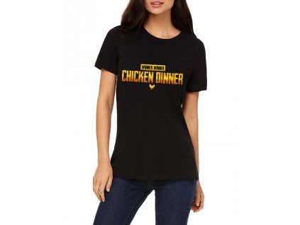 Dámské tričko Chicken Dinner PubG