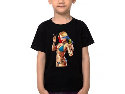 Dětské tričko GTA Harley Quinn