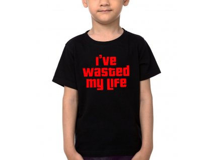 Dětské tričko GTA Promarnil jsem svůj život