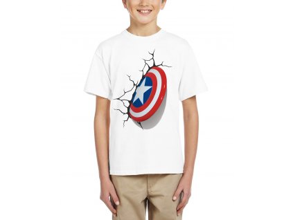 Dětské tričko kapitán amerika štít