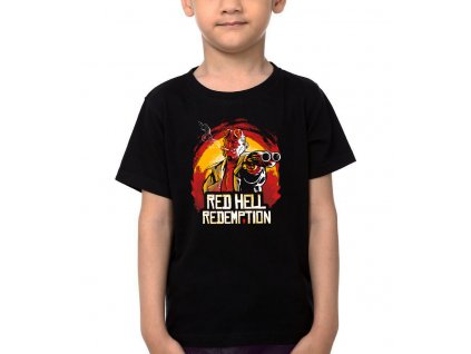 Dětské tričko Red dead redemption hell boy