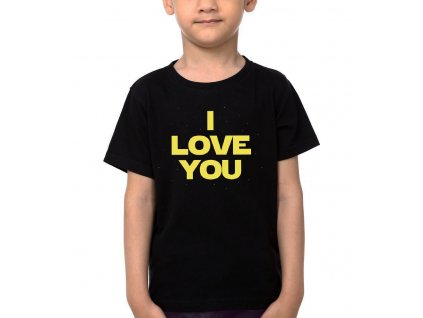 Dětské tričko Star Wars Miluji tě