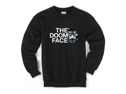 Dětská mikina DOOM Face Parodie The North Face