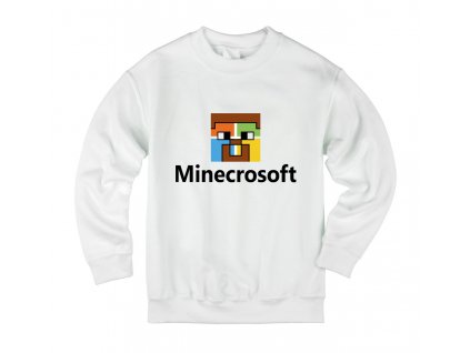 Dětská mikina Minecraft parodie Microsoft