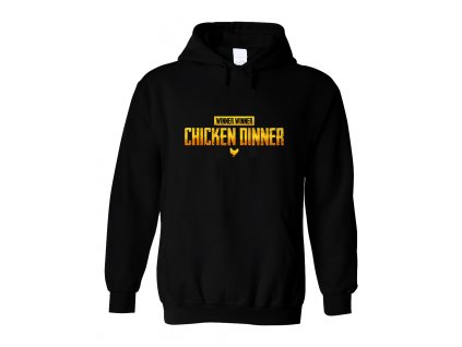 Mikina s kapucí Chicken Dinner PubG