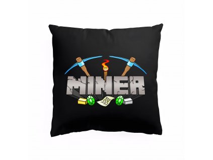 Polštář Minecraft Miner