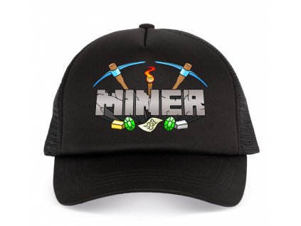 Kšiltovka trucker Minecraft Miner